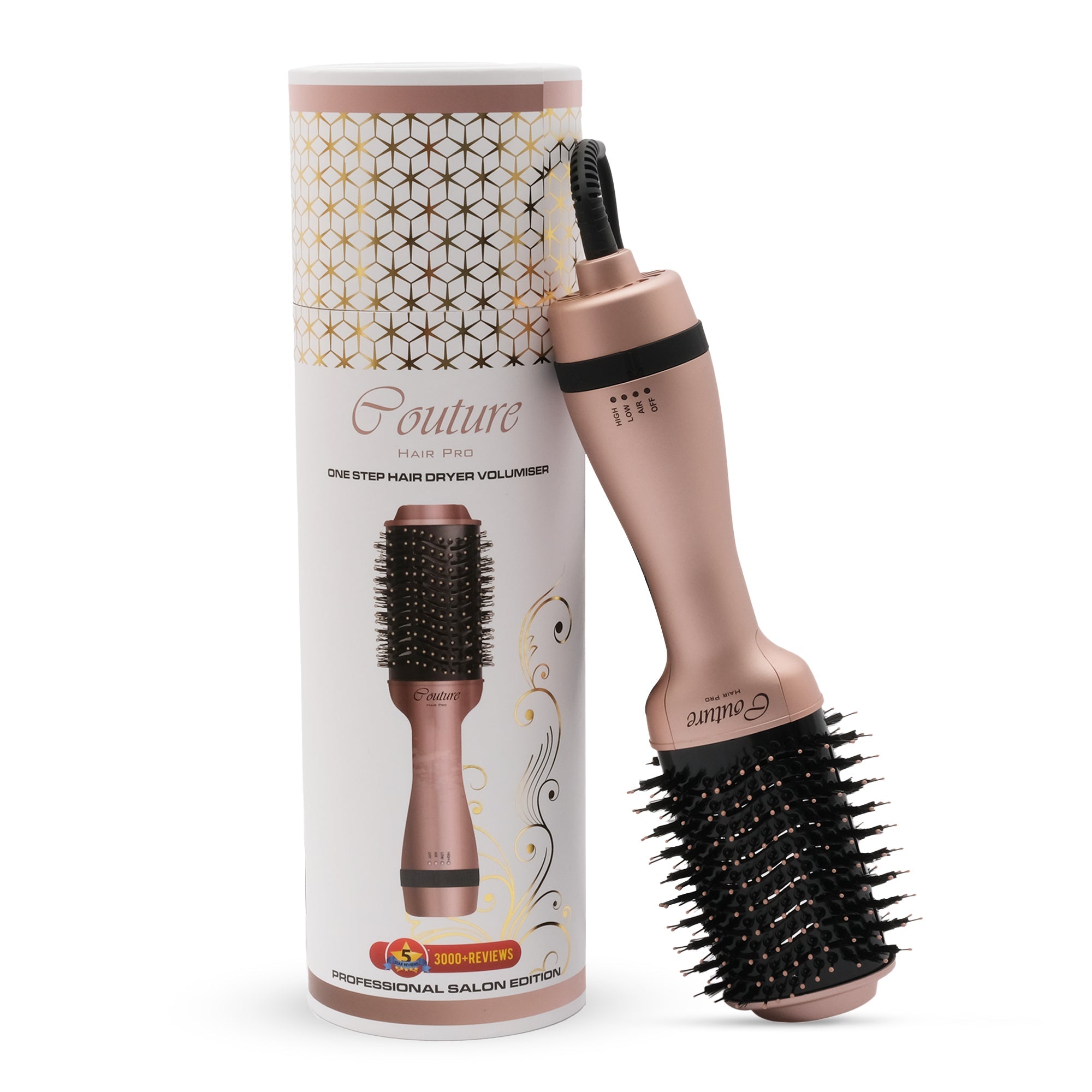 KARMA BEAUTY One Step Styler Smoothing newest Blow Out Brush Rose Gold NIB RV $109.99