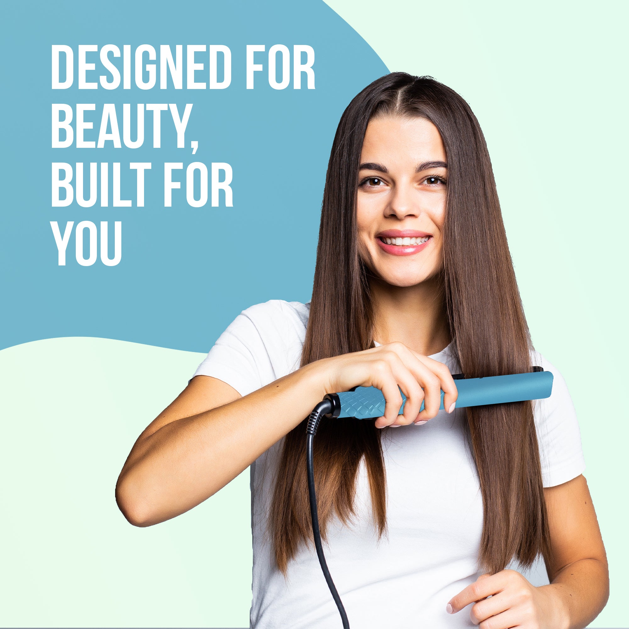 Couture Hair Pro Hair Straightener 1.25'' Limited Edition - Blue - Couture Hair Pro