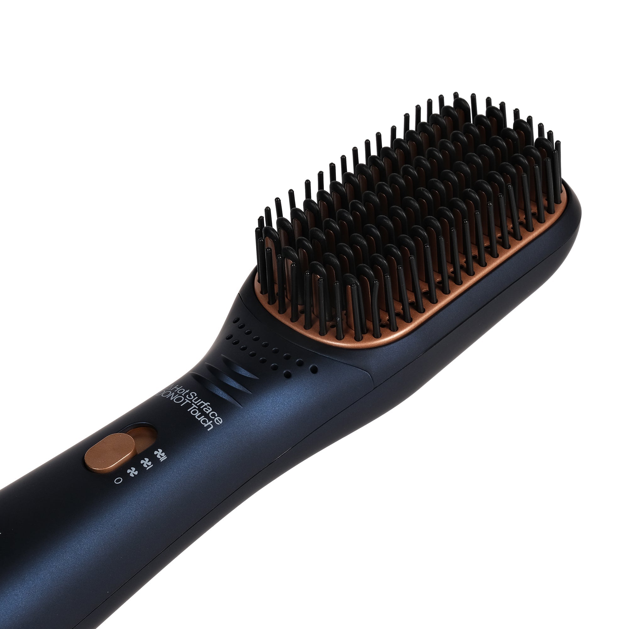 American Tek Hot Air Brush Ionic Volumizing Ceramic One-Step Blow Dryer Brush for Frizz Control and Precision Styling and Straightening (Blue 1100 Watts) - Couture Hair Pro