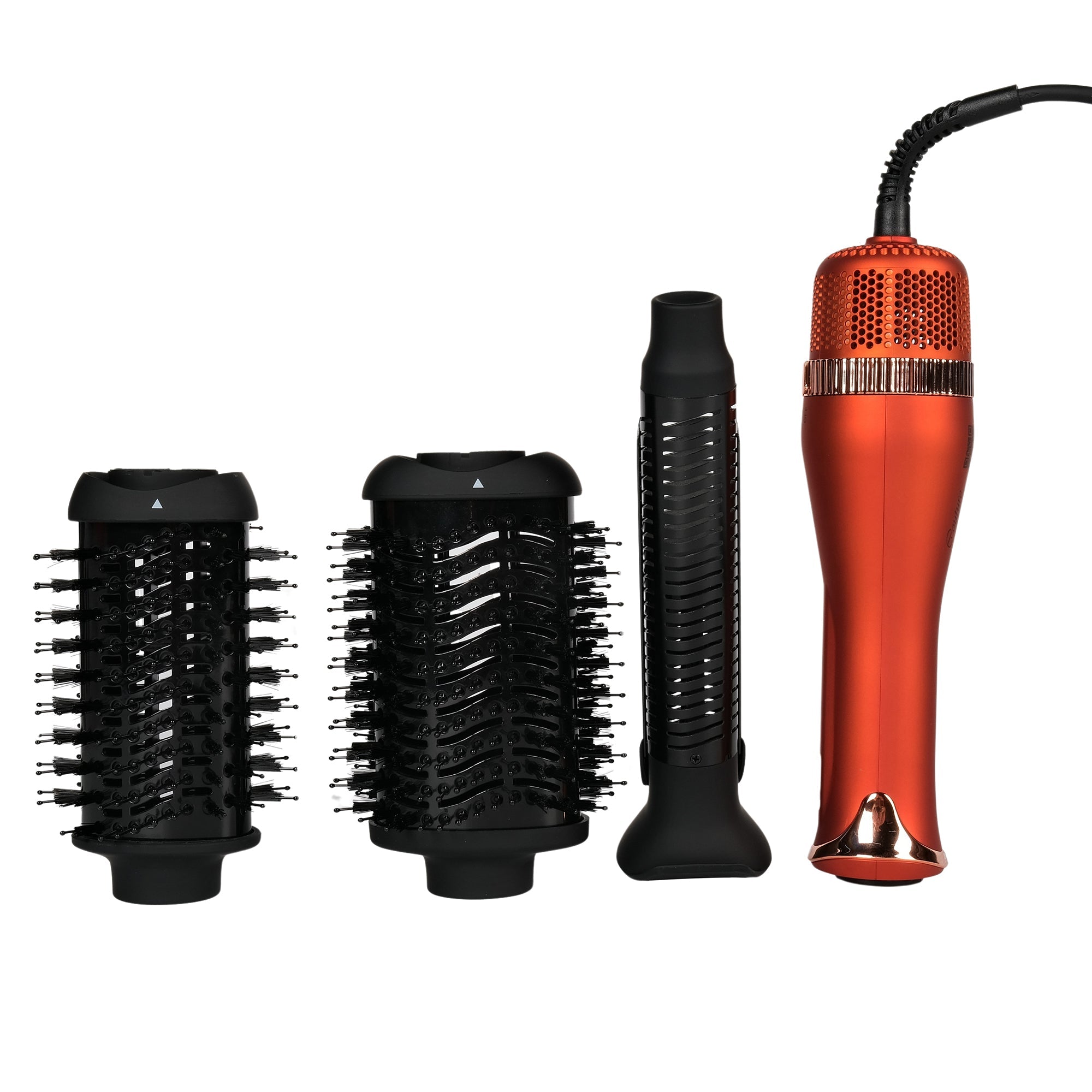 Couture Hair Pro 3 in 1 Interchangeable Hot Air Brush Set - Curler and 2 sizes of Hot Air Brushes - One Step Hair Dryer & Volumizer - Advanced Ionic Technology & Ceramic Coating - Canadian Engineering - Couture Hair Pro