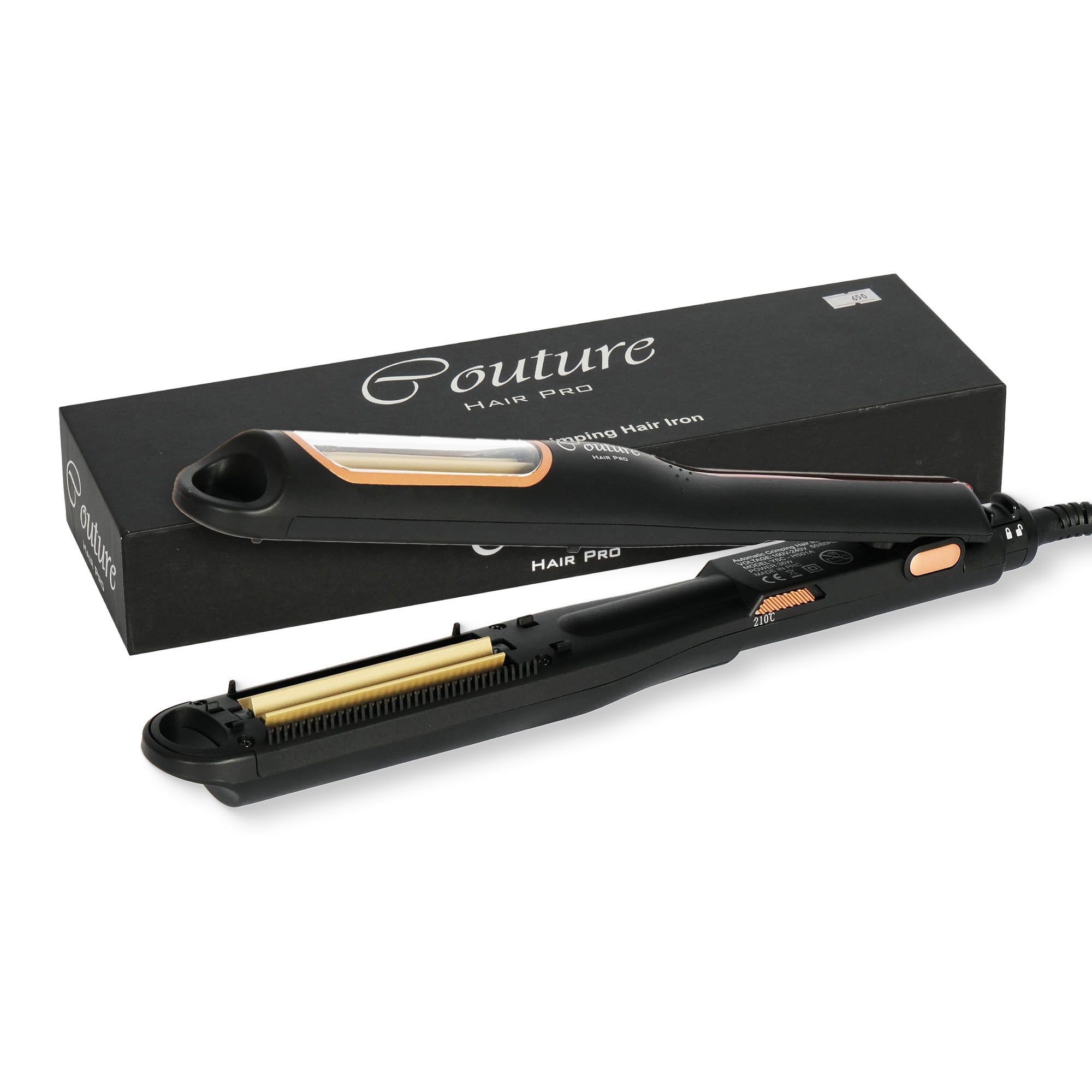 Couture Hair Pro Automatic Hair Crimper Iron - Limited Lifetime Warranty - Couture Hair Pro