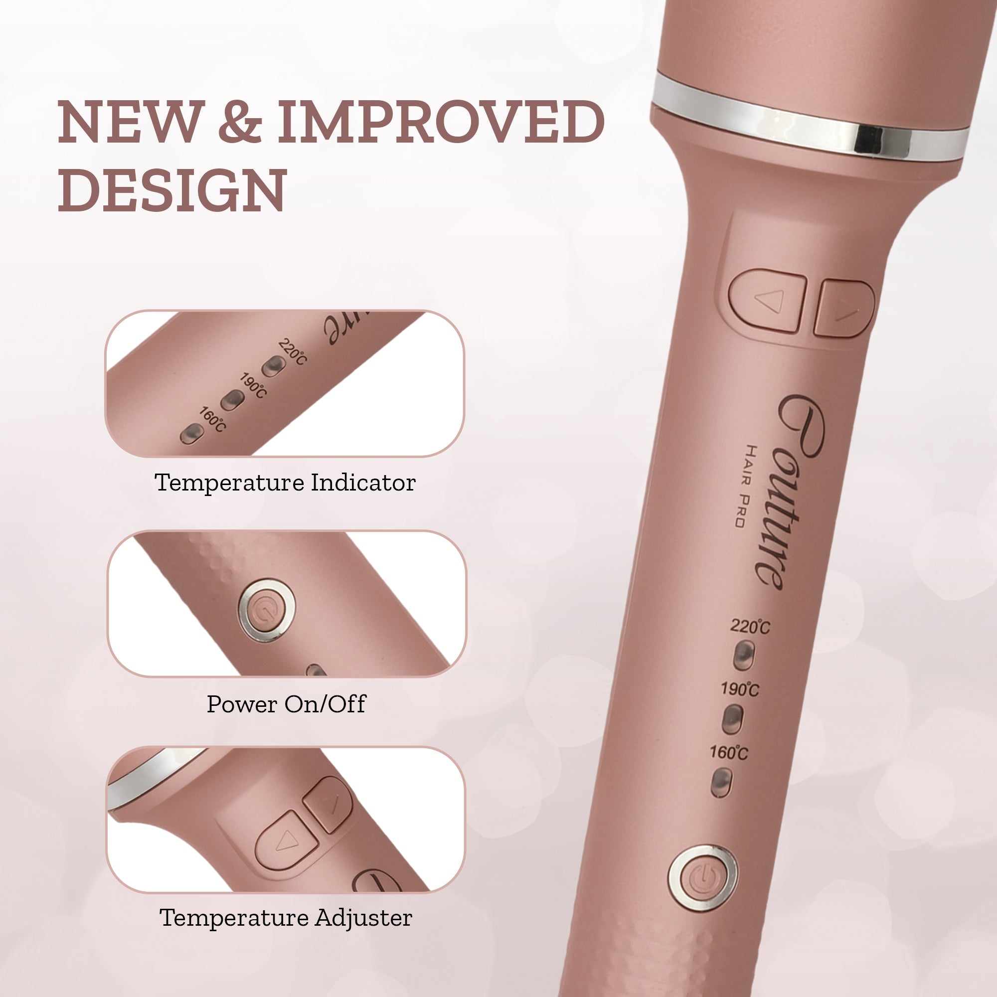 Couture Hair Pro Automatic Hair Curler - Rose Gold - Couture Hair Pro