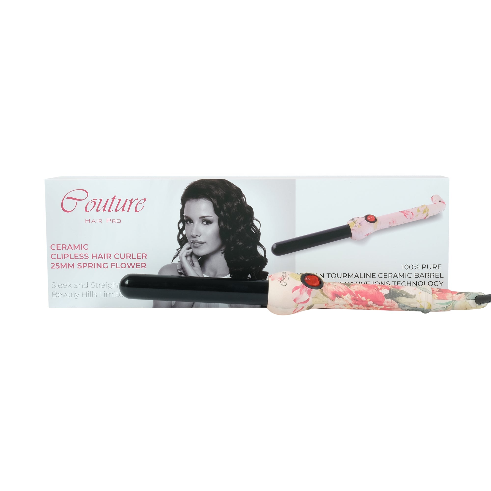 Couture Hair Pro Hair Curler 25 MM Beverly Hills Limited Edition - Spring Flowers - Couture Hair Pro