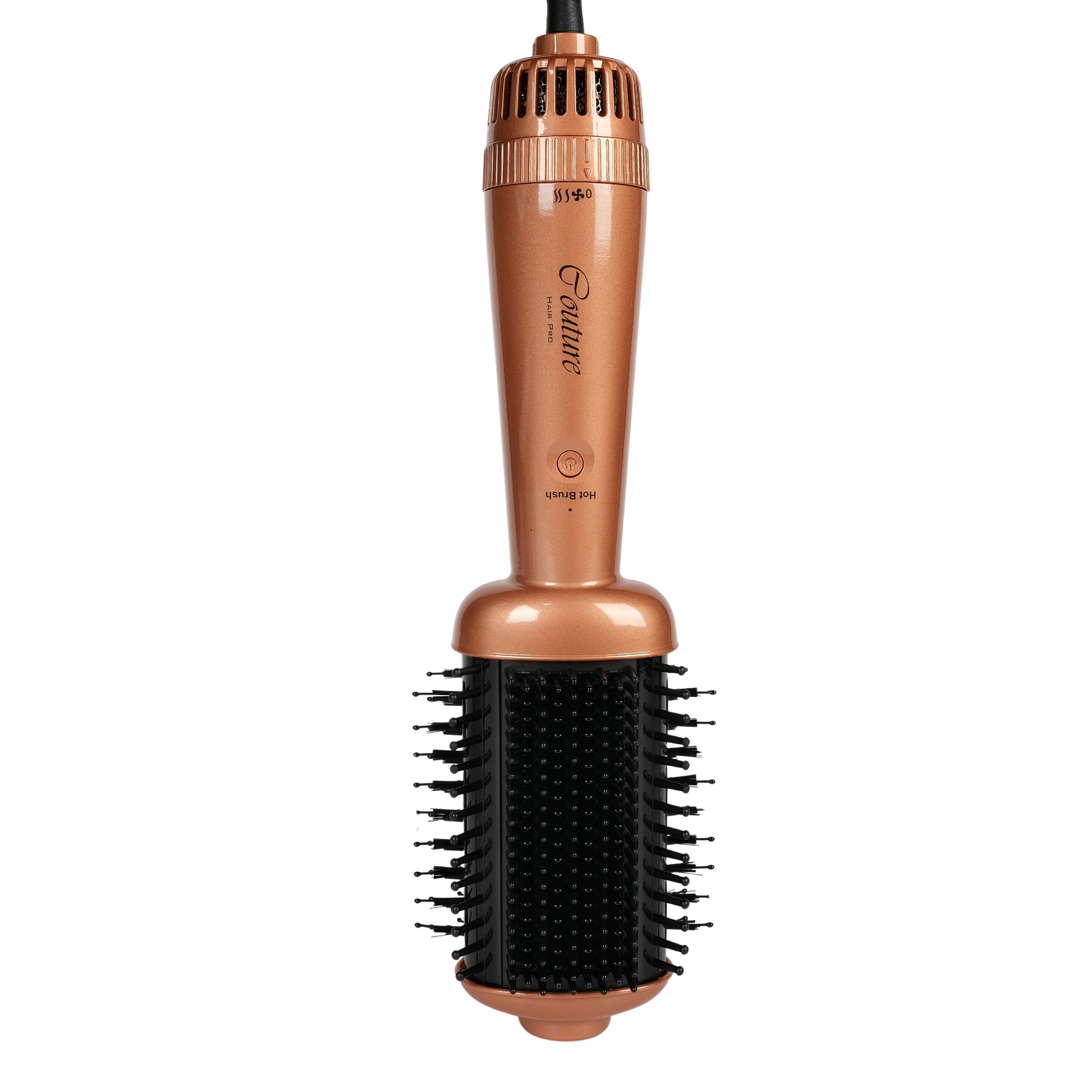 Couture Hair Pro One Step Hot Air Brush Ceramic - Oval Brush as Hair Dryer, Vloumizer and Straightener - Hair styler with Negative Ionic - Premium Canadian Quality - Couture Hair Pro