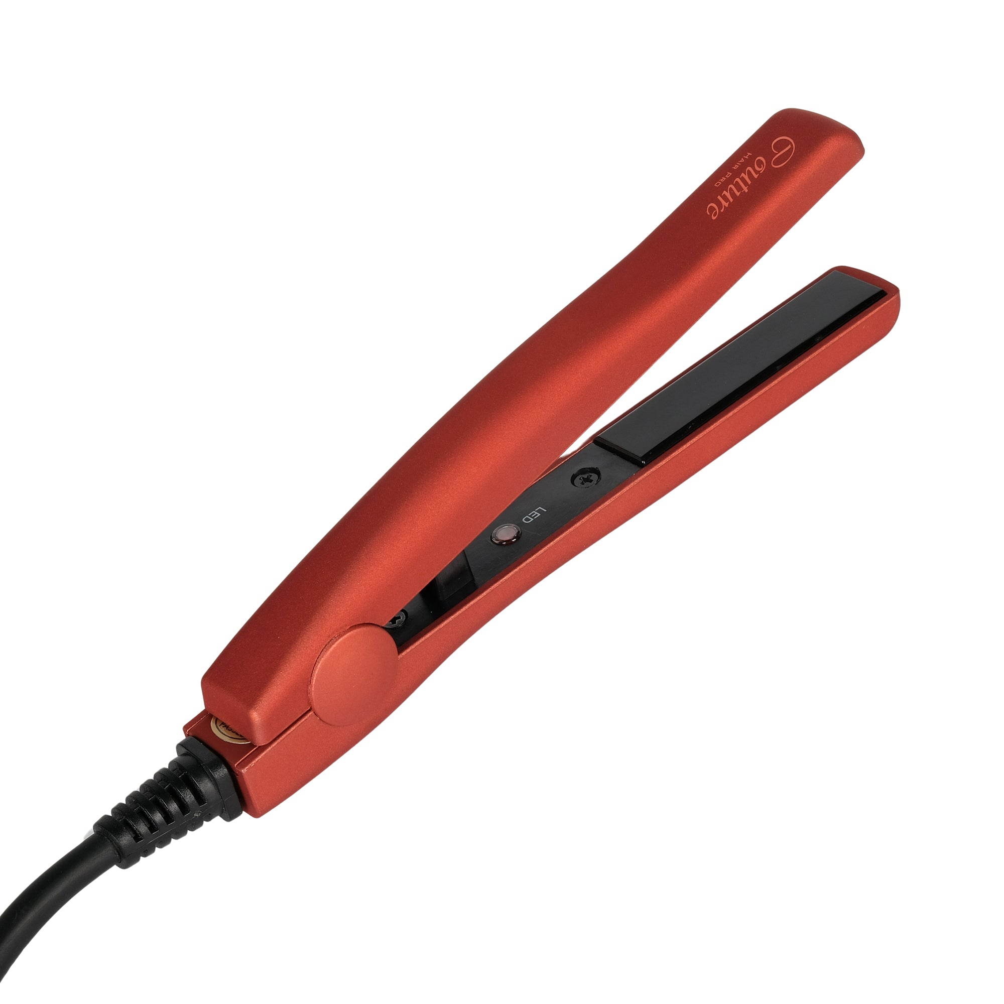 Couture Hair Pro Pure Ceramic Mini Flat Iron - Professional Mini Hair Straightener - Negative Ions More Shine and Less Frizz - Canadian Engineering - Couture Hair Pro
