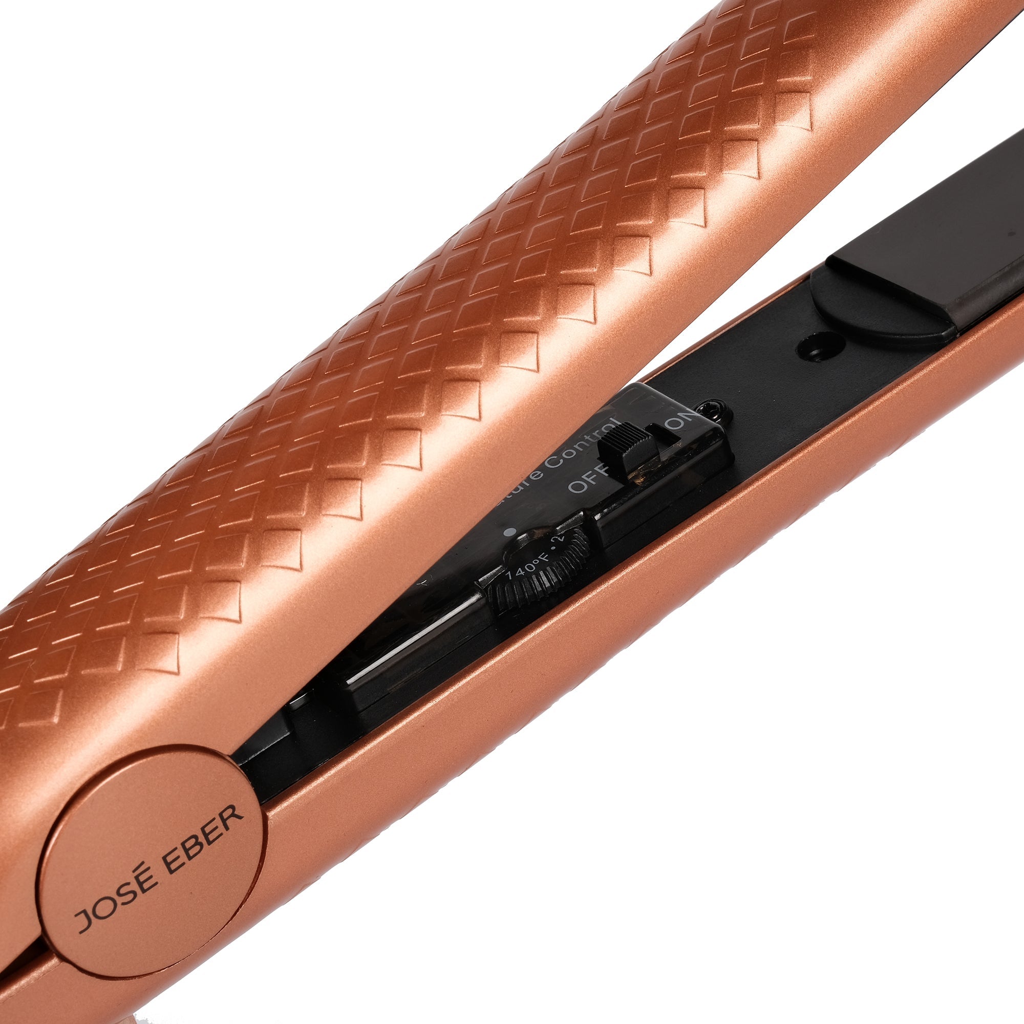 Jose Eber Pure Ceramic Flat Iron - Premium Hair Straightener for Salon Quality Results - Gold - Couture Hair Pro