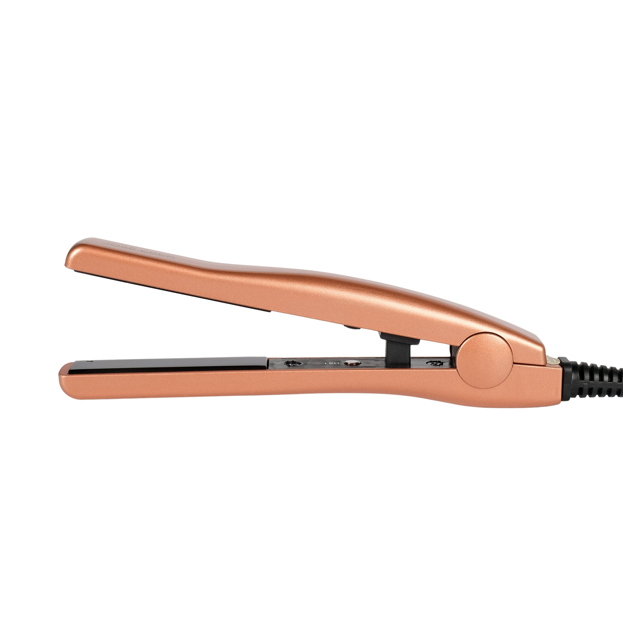 Jose Eber Pure Ceramic Professional Petite Hair Straightener - Fast Heat Up Mini Flat Iron- Gold - Couture Hair Pro