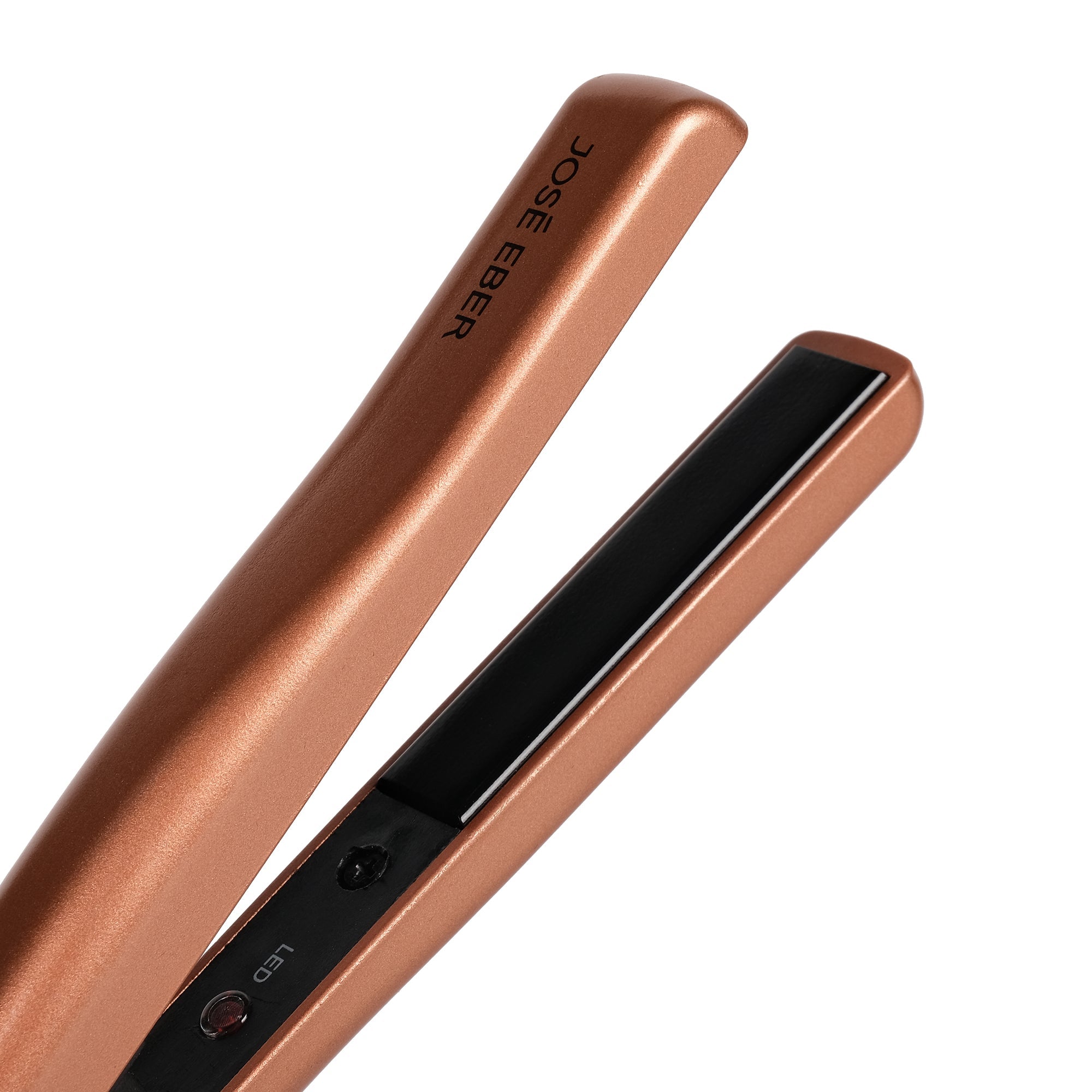 Jose Eber Pure Ceramic Professional Petite Hair Straightener - Fast Heat Up Mini Flat Iron- Gold - Couture Hair Pro